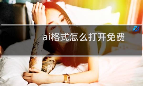 ai格式怎么打开免费（ai格式怎么打开）图片