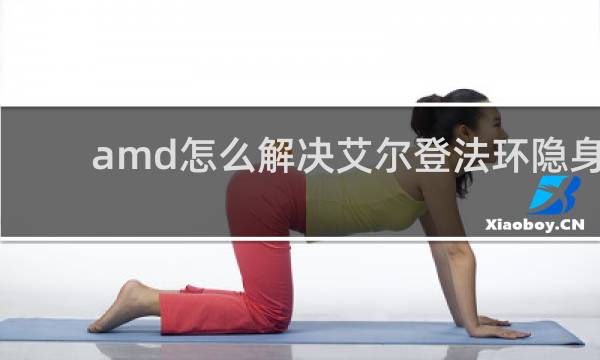amd怎么解决艾尔登法环隐身