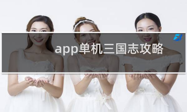 app单机三国志攻略