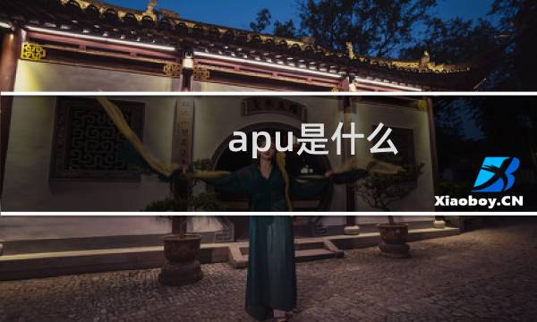 apu是什么