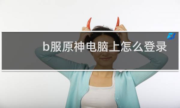 b服原神电脑上怎么登录