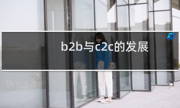 b2b与c2c的发展