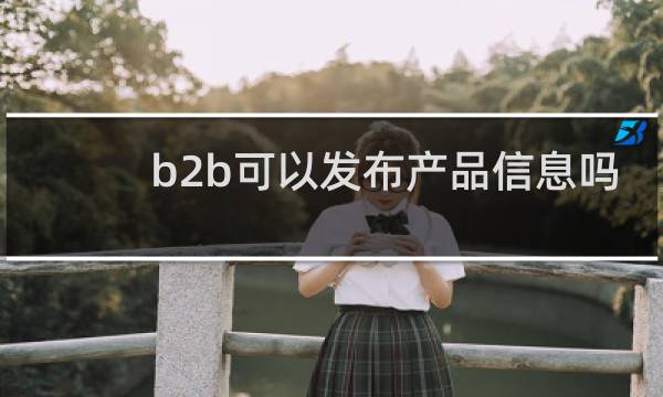 b2b可以发布产品信息吗