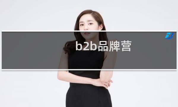 b2b品牌营