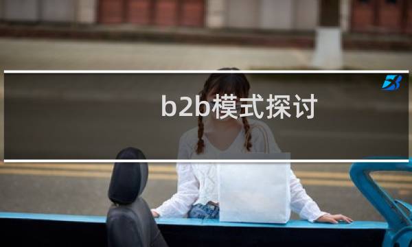 b2b模式探讨