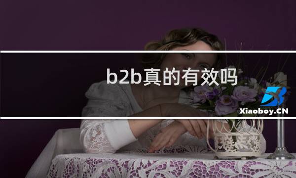 b2b真的有效吗