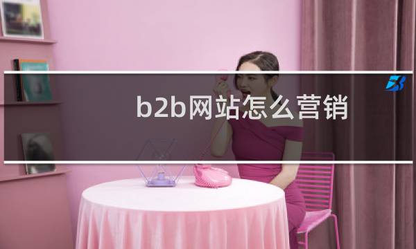 b2b网站怎么营销