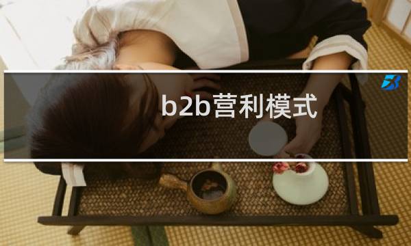 b2b营利模式