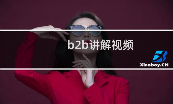 b2b讲解视频