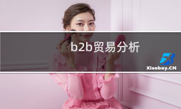 b2b贸易分析