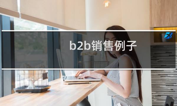 b2b销售例子