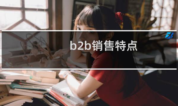 b2b销售特点