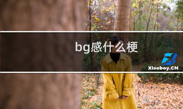 bg感什么梗