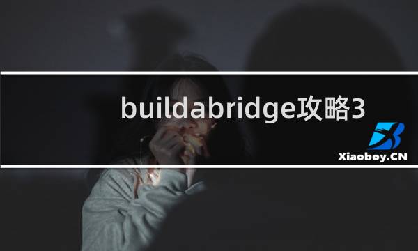 buildabridge攻略3