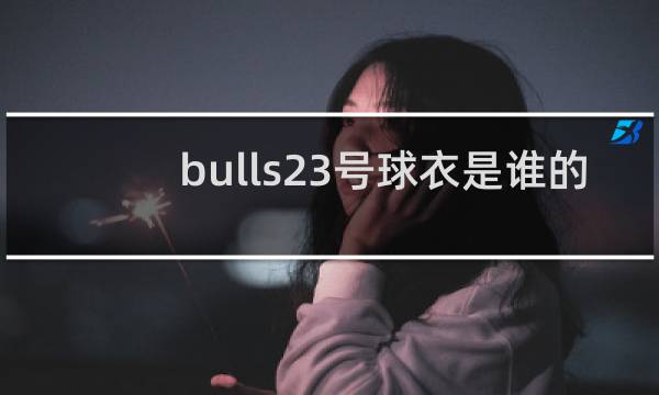 bulls23号球衣是谁的
