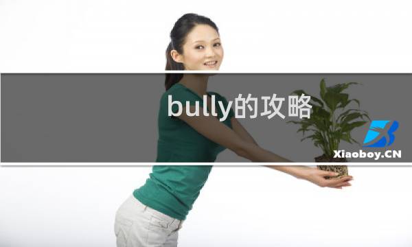 bully的攻略
