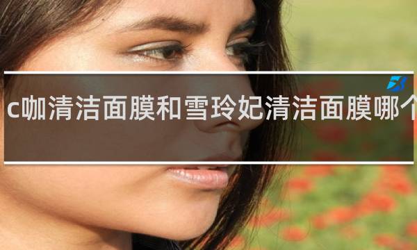 c咖清洁面膜和雪玲妃清洁面膜哪个好用