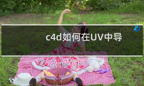 c4d如何在UV中导入图片？