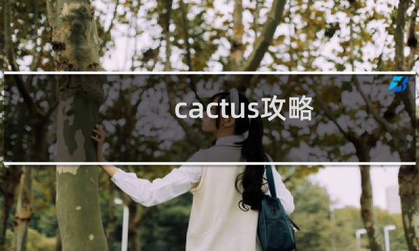 cactus攻略