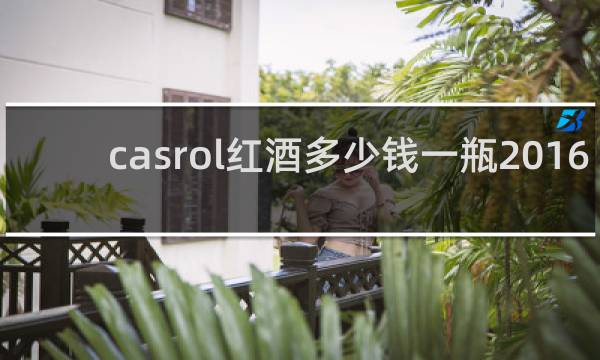casrol红酒多少钱一瓶2016