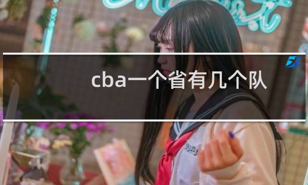 cba一个省有几个队