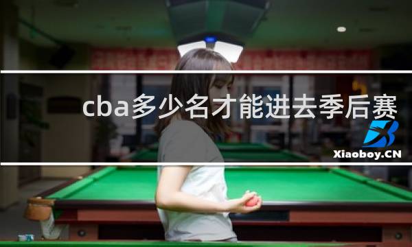 cba多少名才能进去季后赛