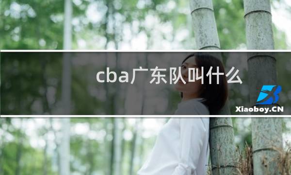 cba广东队叫什么