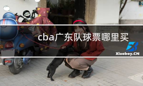 cba广东队球票哪里买