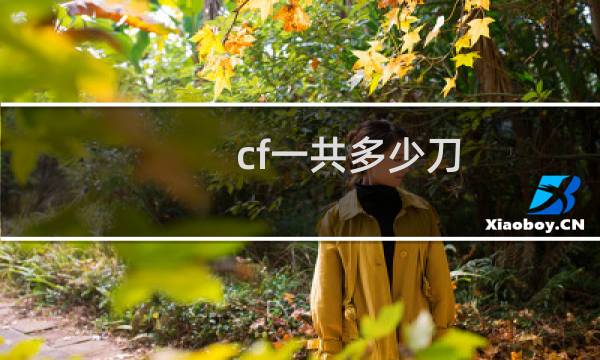 cf一共多少刀