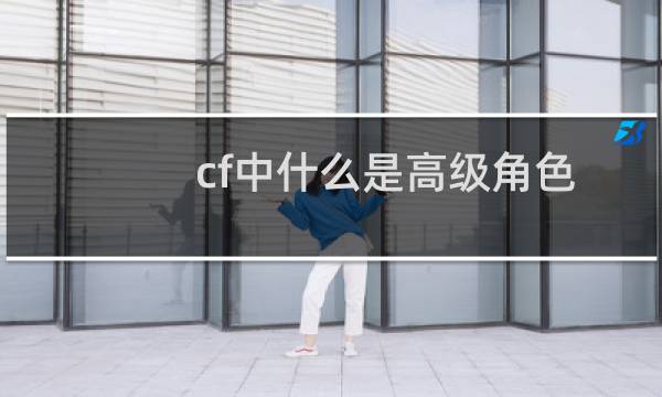 cf中什么是高级角色