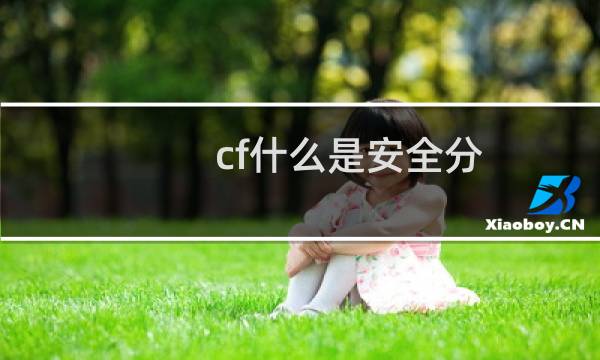 cf什么是安全分