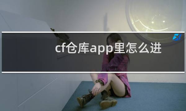 cf仓库app里怎么进