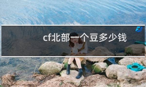 cf北部一个豆多少钱