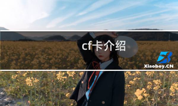 cf卡介绍