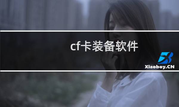 cf卡装备软件