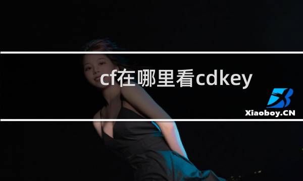 cf在哪里看cdkey