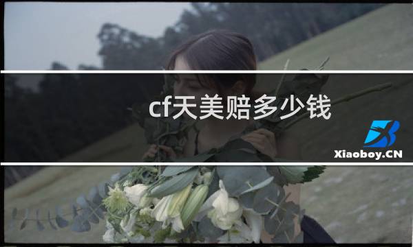 cf天美赔多少钱