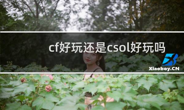 cf好玩还是csol好玩吗