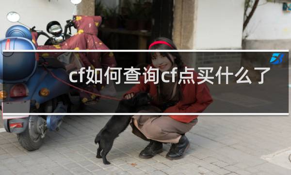 cf如何查询cf点买什么了