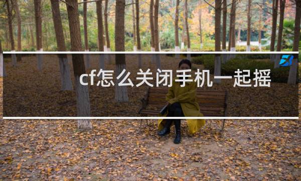cf怎么关闭手机一起摇