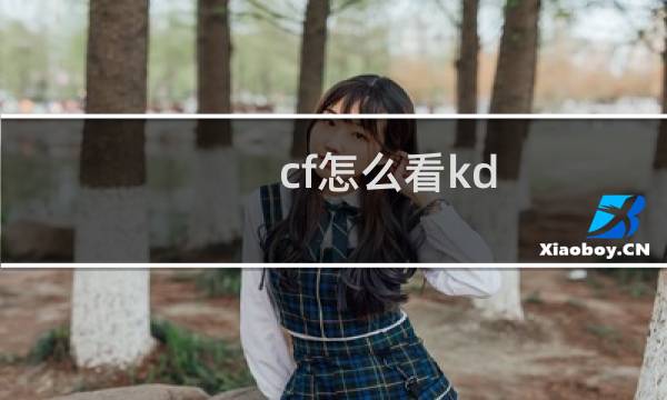 cf怎么看kd