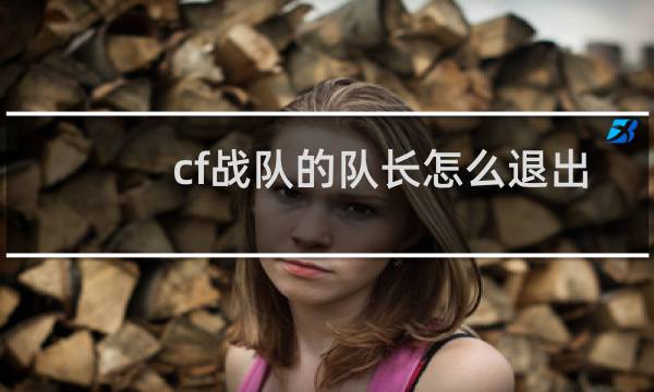 cf战队的队长怎么退出