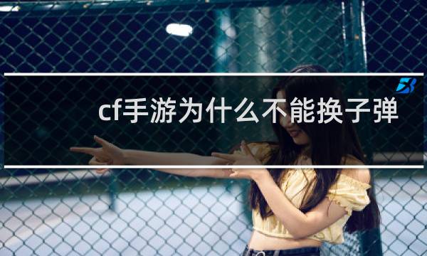 cf手游为什么不能换子弹