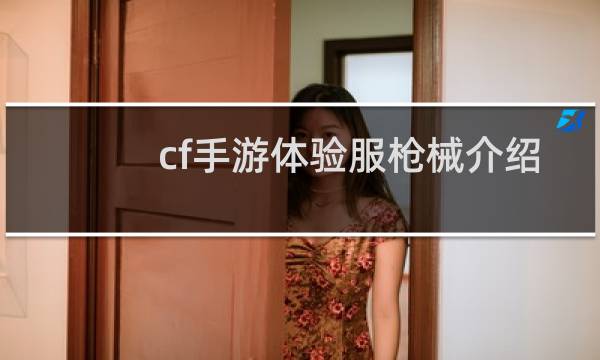 cf手游体验服枪械介绍