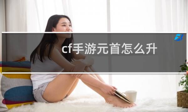 cf手游元首怎么升