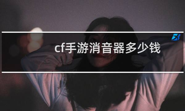 cf手游消音器多少钱