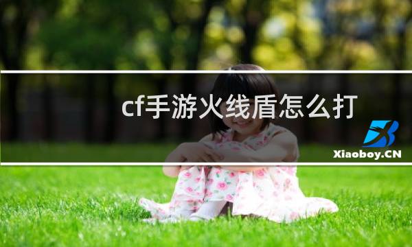 cf手游火线盾怎么打