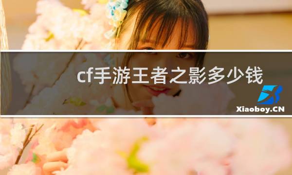 cf手游王者之影多少钱