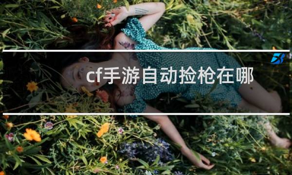 cf手游自动捡枪在哪