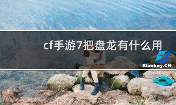 cf手游7把盘龙有什么用